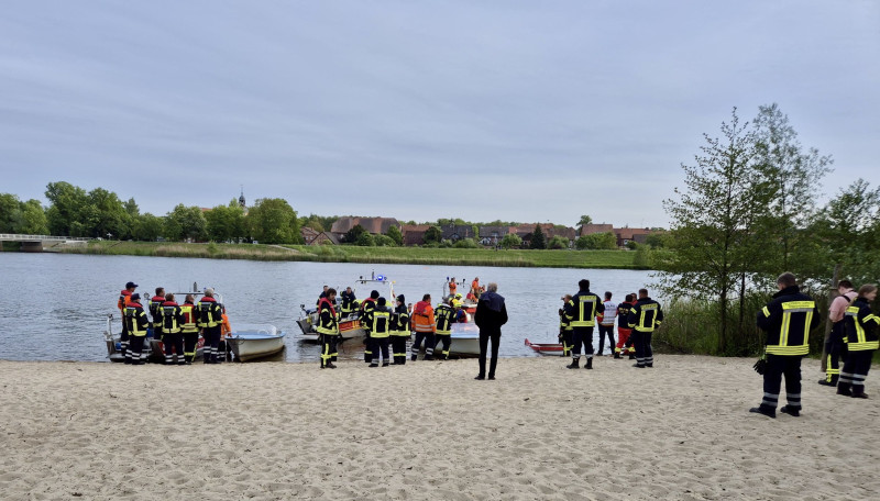 SEG Einsatz Person im Wasser Gartower See 14.05.2025